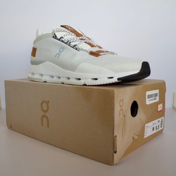 On Running Cloudnova White Pearl Pecan Brown Size 9.5 - Picture 6 of 7